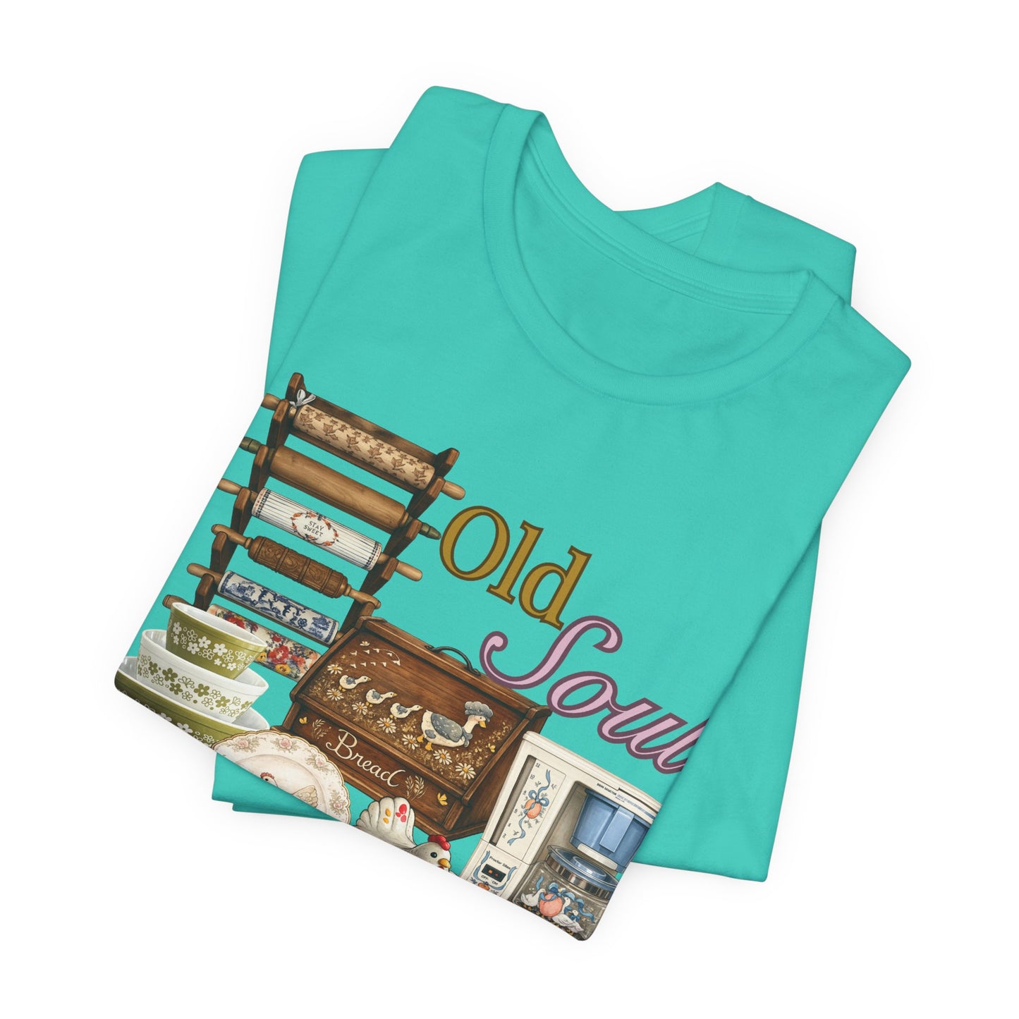 Old Soul Vintage Teacups T-Shirt