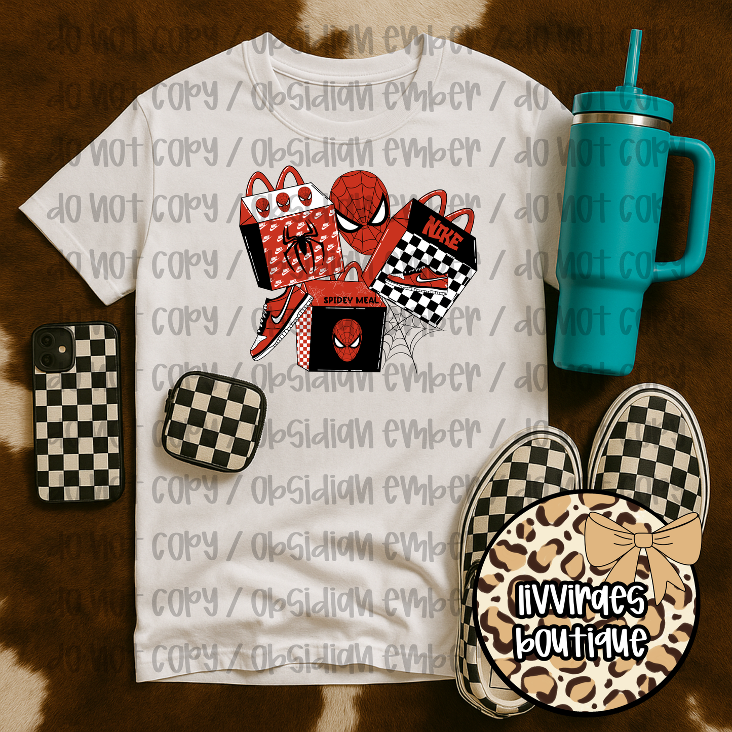 Kids Spider Mask Graphic Tee — Red & Black Spider Superhero Design