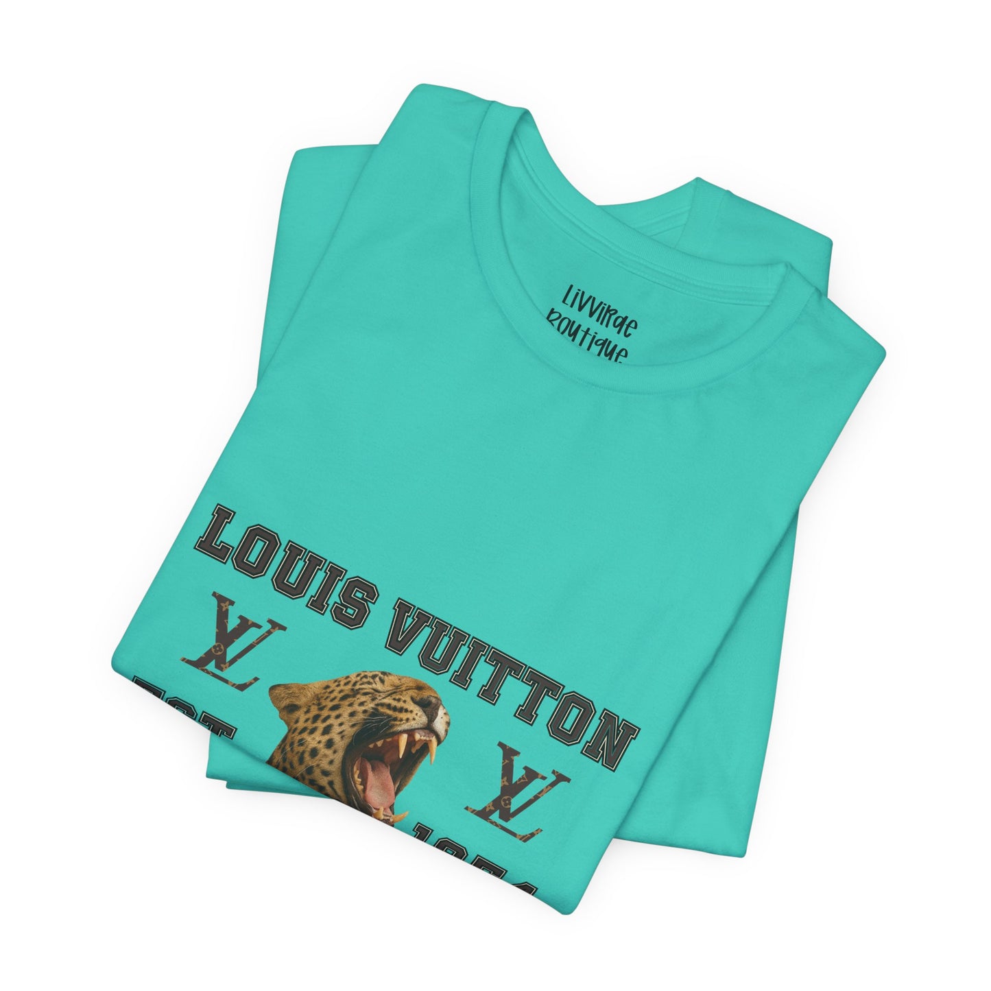 Louis Vuitton University Leopard Graphic Tee