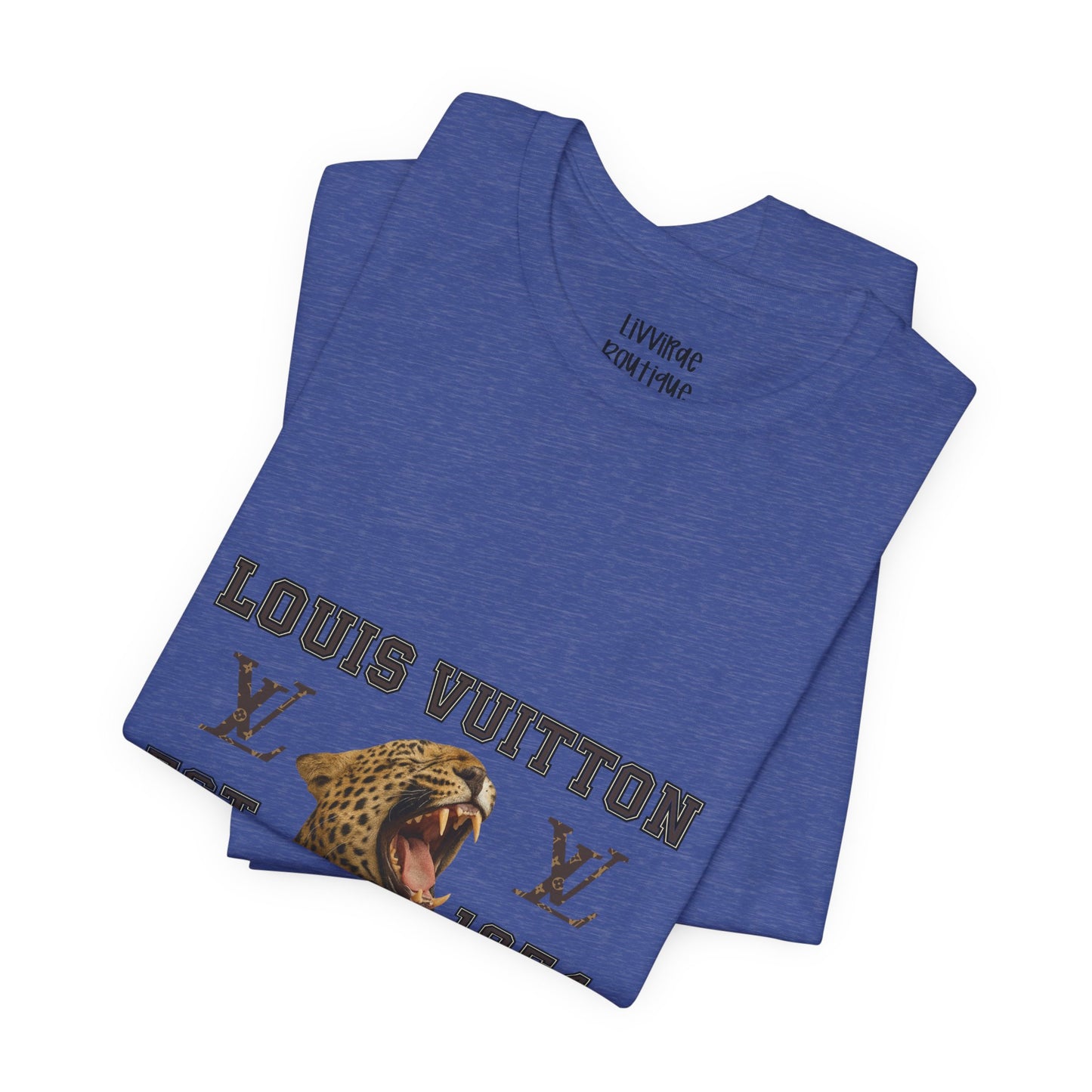 Louis Vuitton University Leopard Graphic Tee