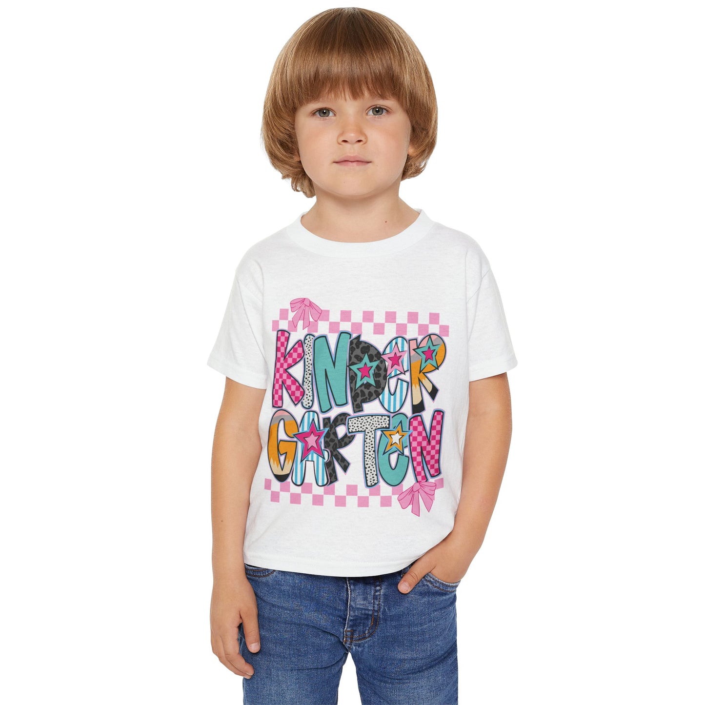 Kindergarten Toddler T‑Shirt — Colorful 'Kindergarten' Back‑to‑School Design