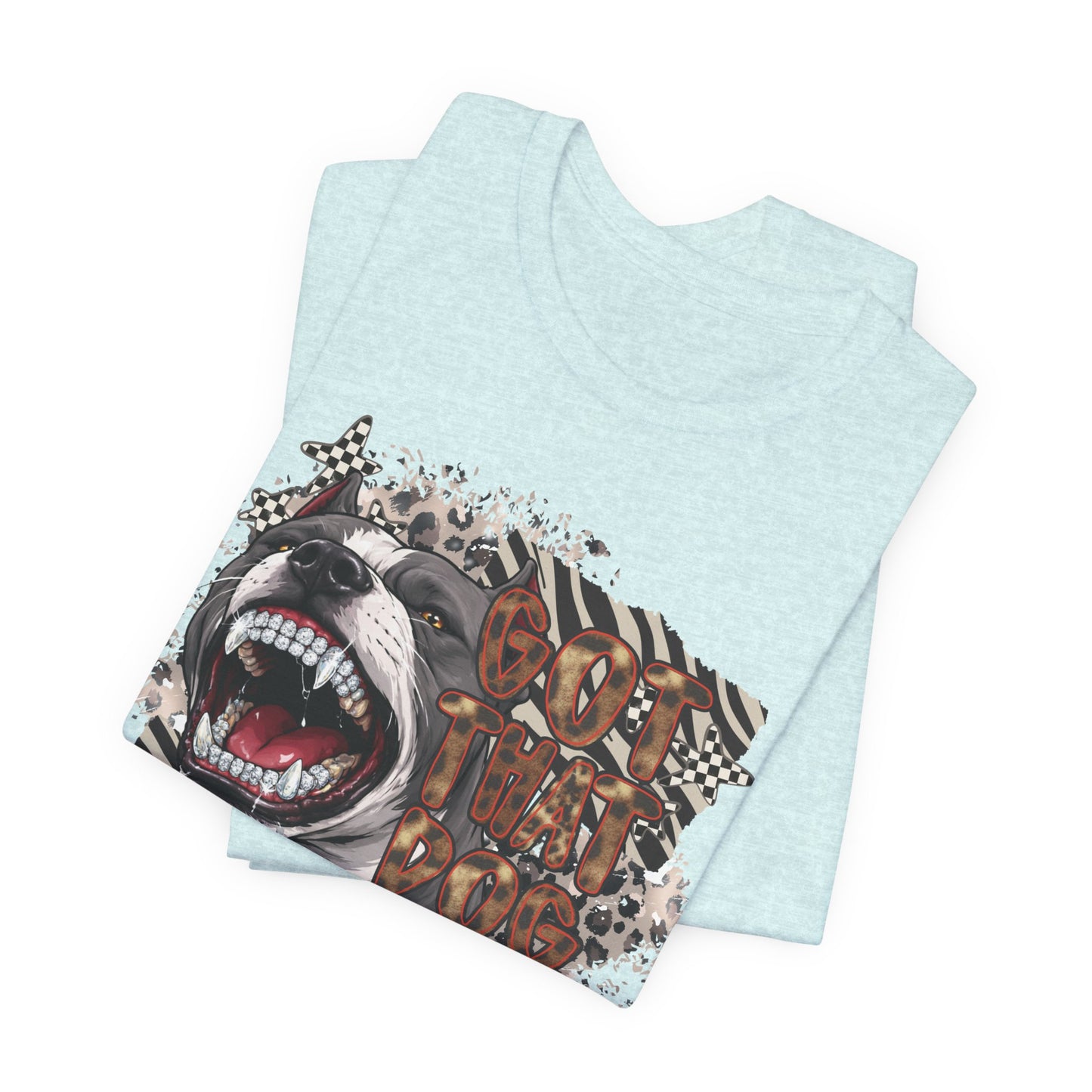 T-Shirt — Fierce Tiger Smile Graphic Tee ("Just Be Nice")