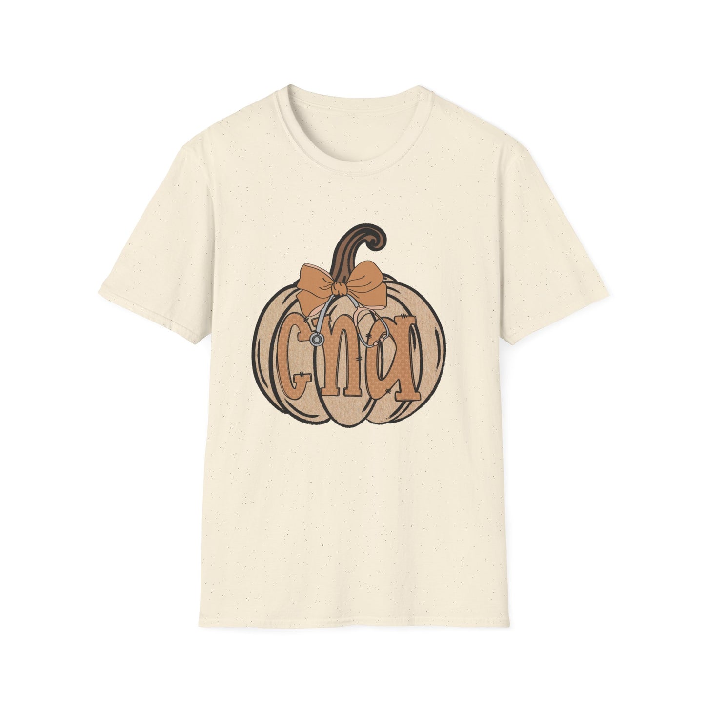 Pumpkin Monogram T-Shirt — Personalized Fall Halloween Tee with Bow