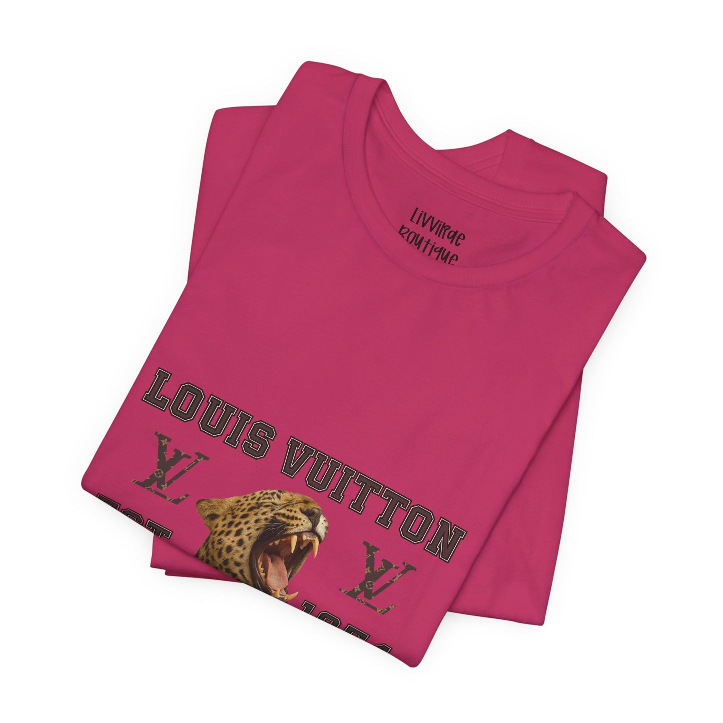 Louis Vuitton University Leopard Graphic Tee