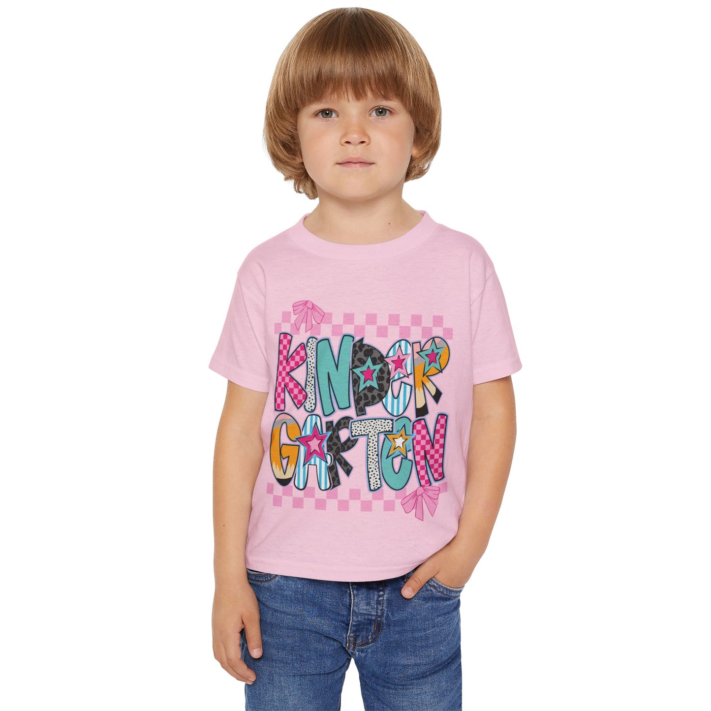 Kindergarten Toddler T‑Shirt — Colorful 'Kindergarten' Back‑to‑School Design