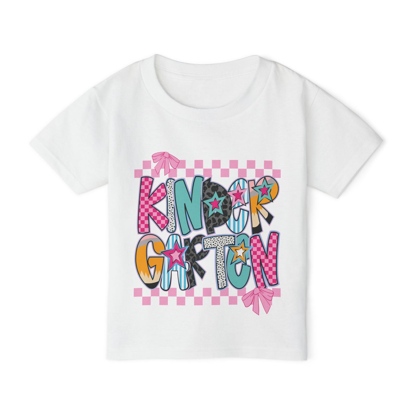 Kindergarten Toddler T‑Shirt — Colorful 'Kindergarten' Back‑to‑School Design
