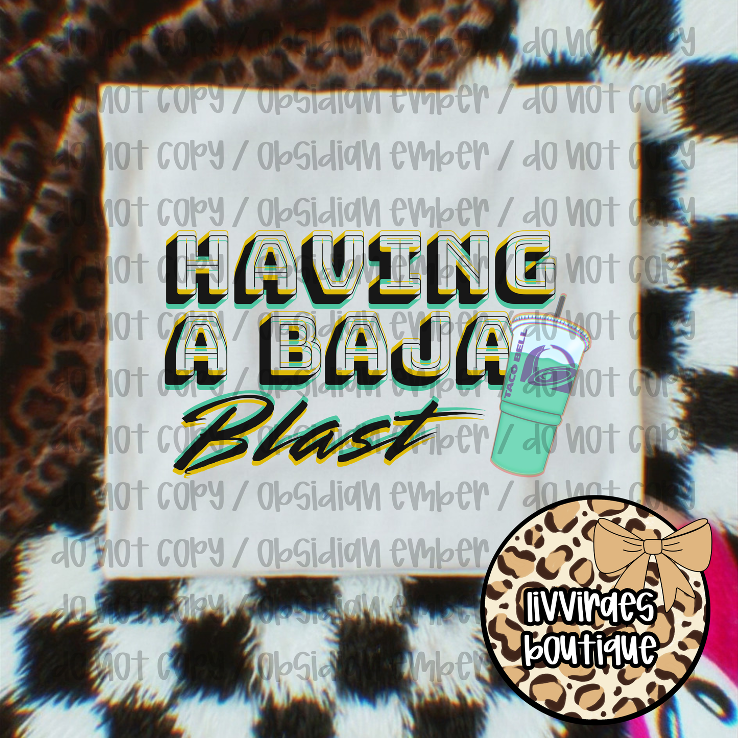 Having a Baja Blast Tee — Retro Beach Summer Shirt