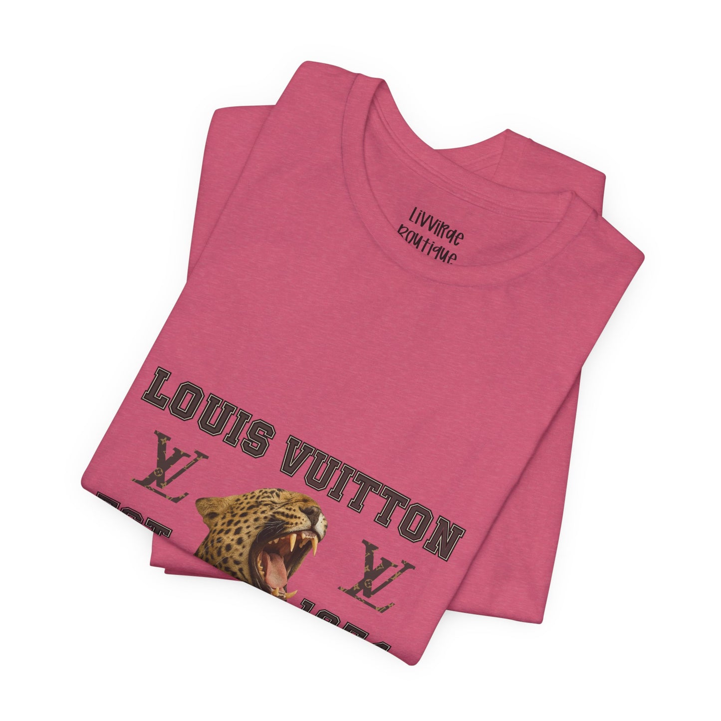 Louis Vuitton University Leopard Graphic Tee
