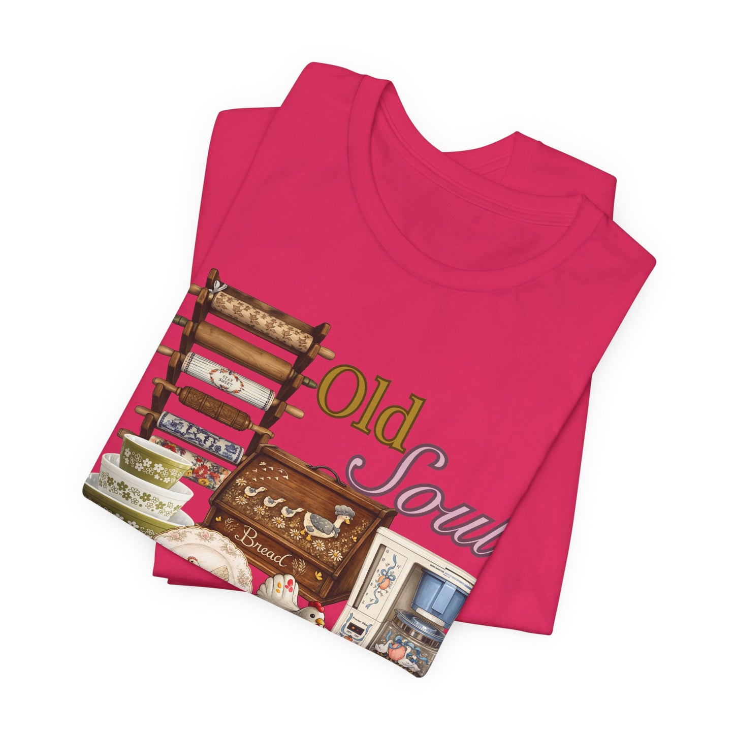 Old Soul Vintage Teacups T-Shirt