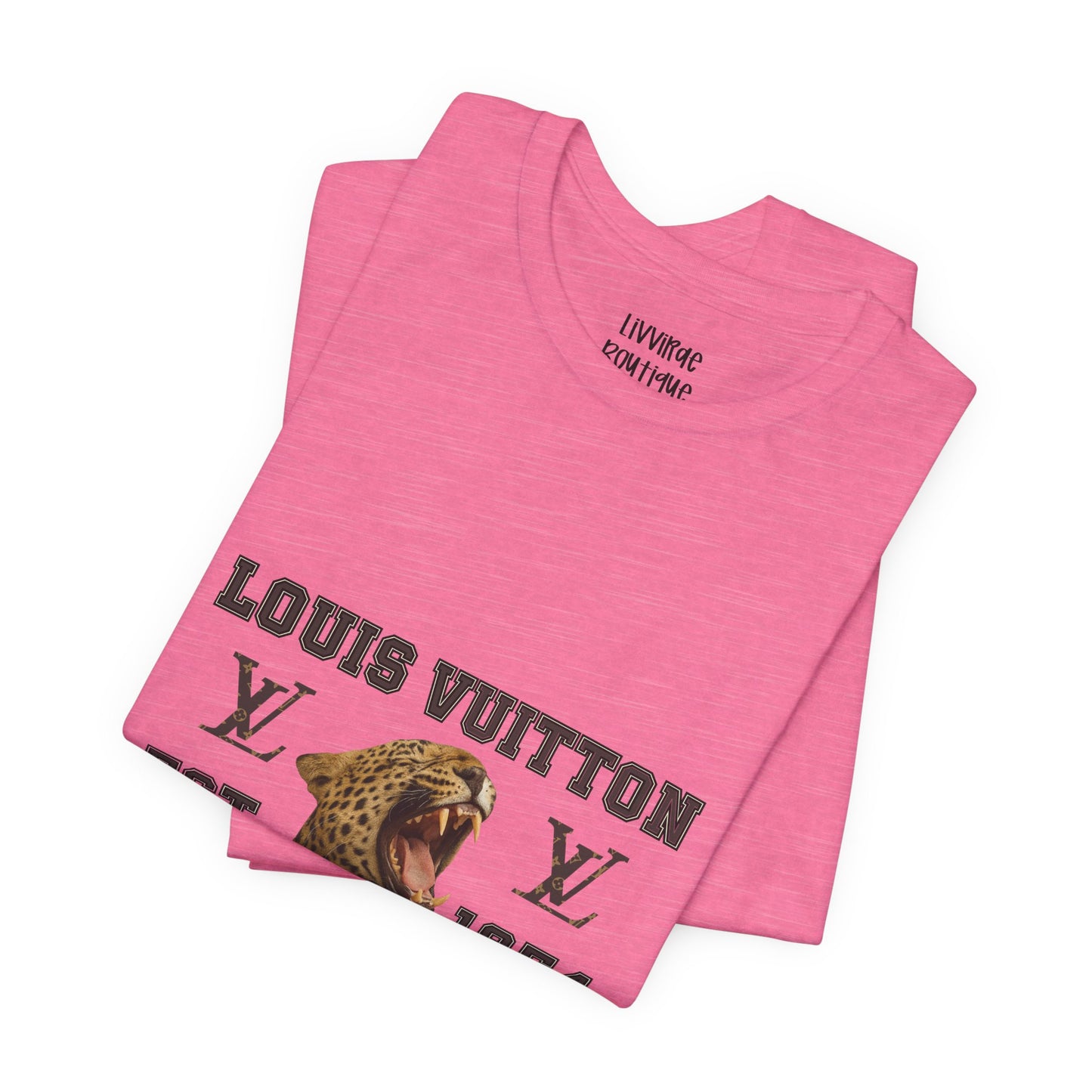 Louis Vuitton University Leopard Graphic Tee