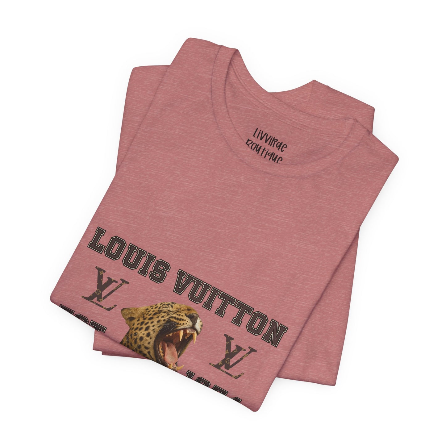 Louis Vuitton University Leopard Graphic Tee