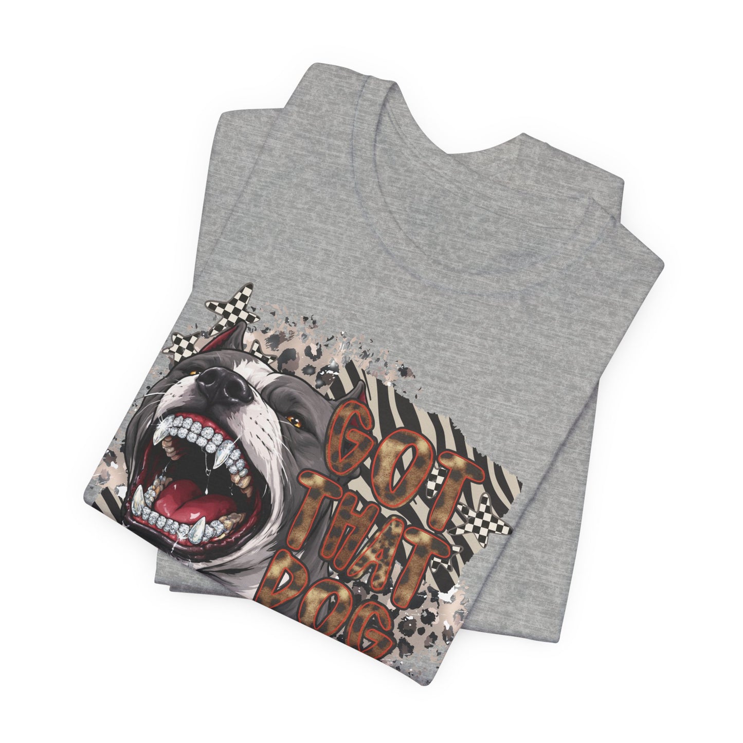 T-Shirt — Fierce Tiger Smile Graphic Tee ("Just Be Nice")