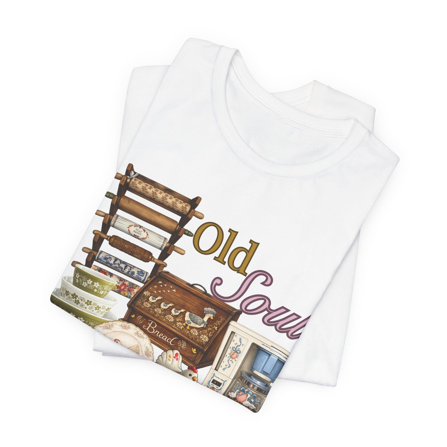 Old Soul Vintage Teacups T-Shirt