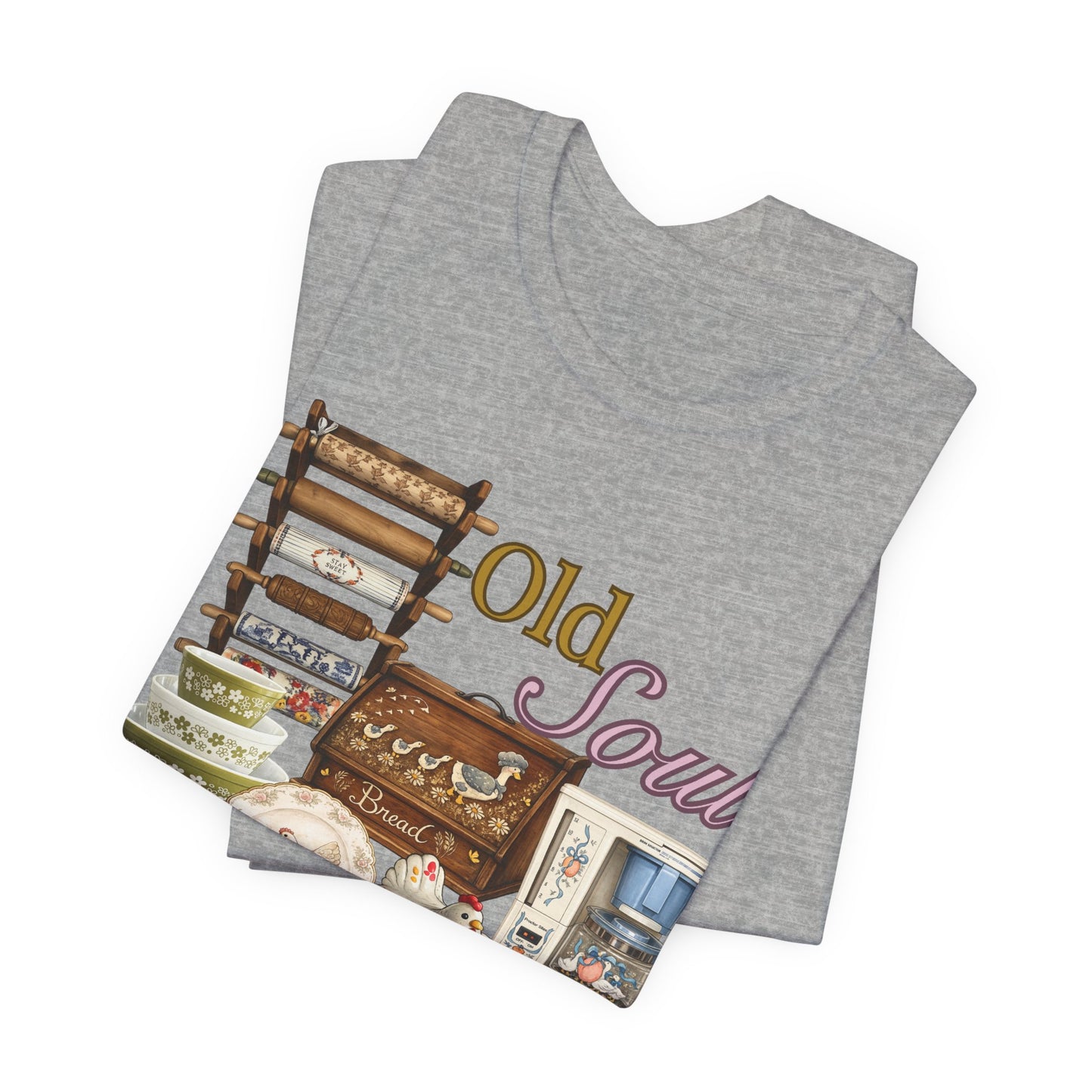 Old Soul Vintage Teacups T-Shirt