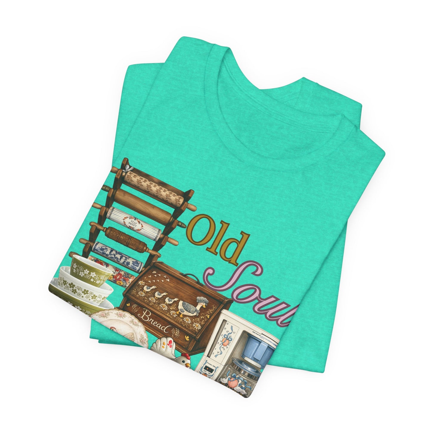 Old Soul Vintage Teacups T-Shirt