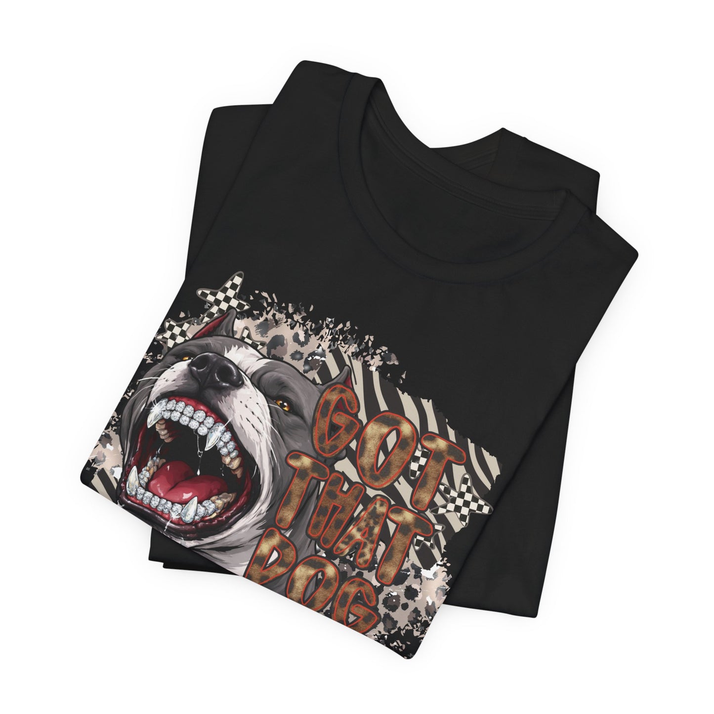 T-Shirt — Fierce Tiger Smile Graphic Tee ("Just Be Nice")