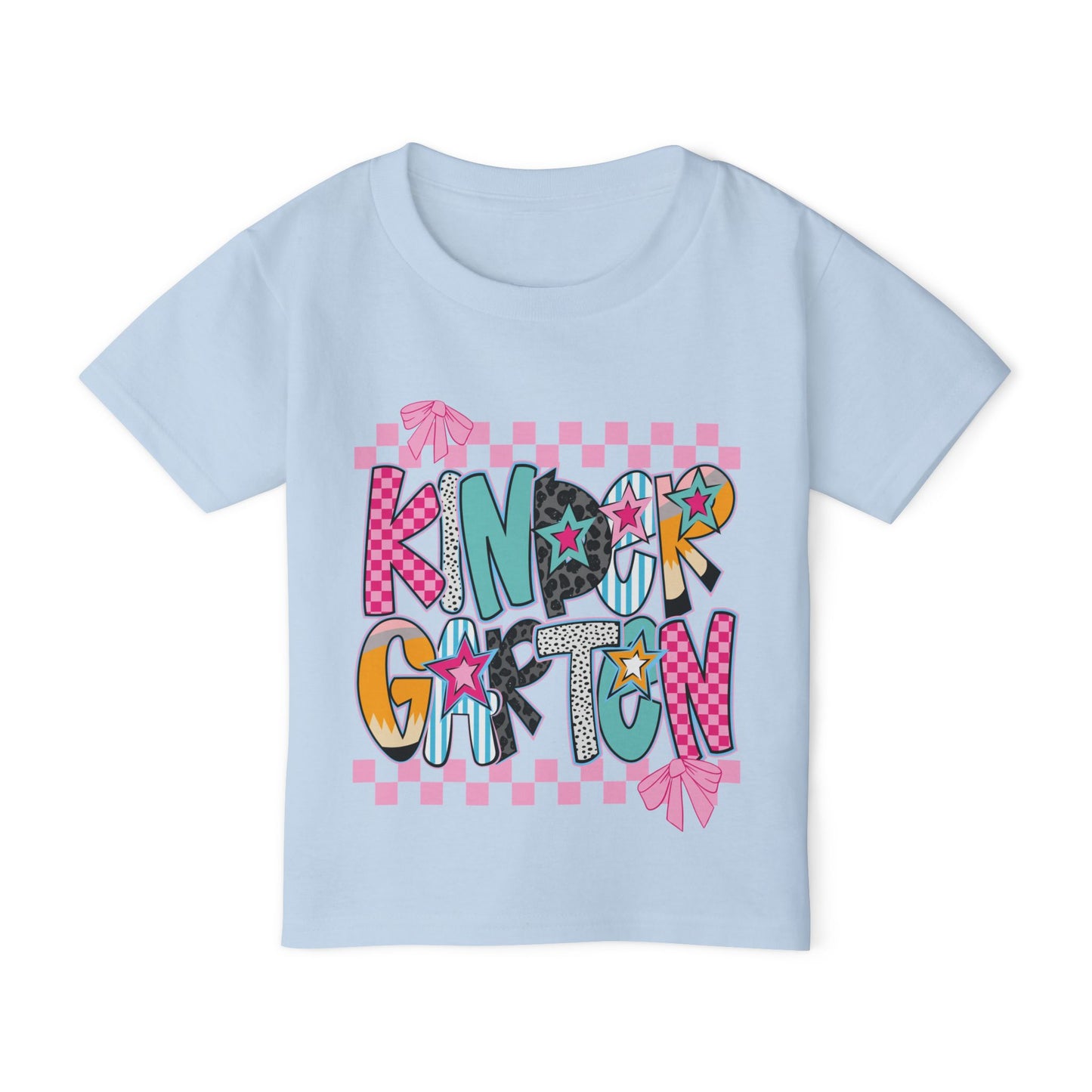 Kindergarten Toddler T‑Shirt — Colorful 'Kindergarten' Back‑to‑School Design