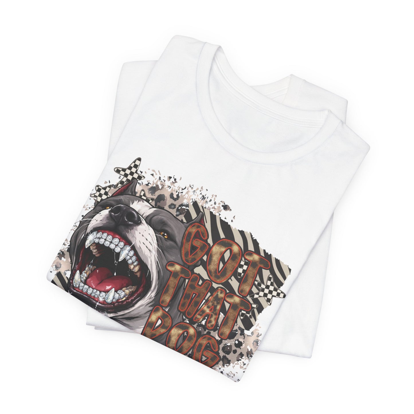 T-Shirt — Fierce Tiger Smile Graphic Tee ("Just Be Nice")