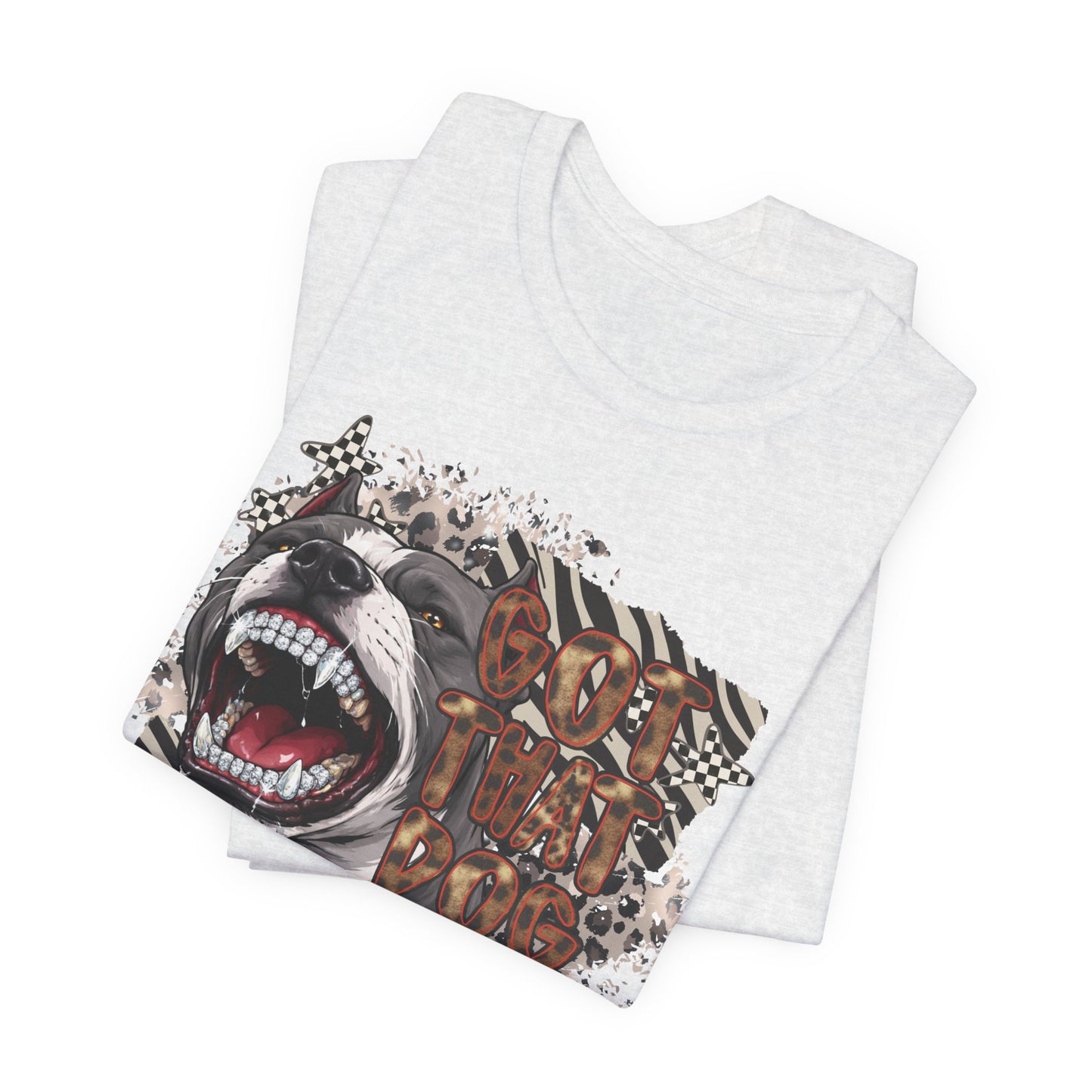 T-Shirt — Fierce Tiger Smile Graphic Tee ("Just Be Nice")