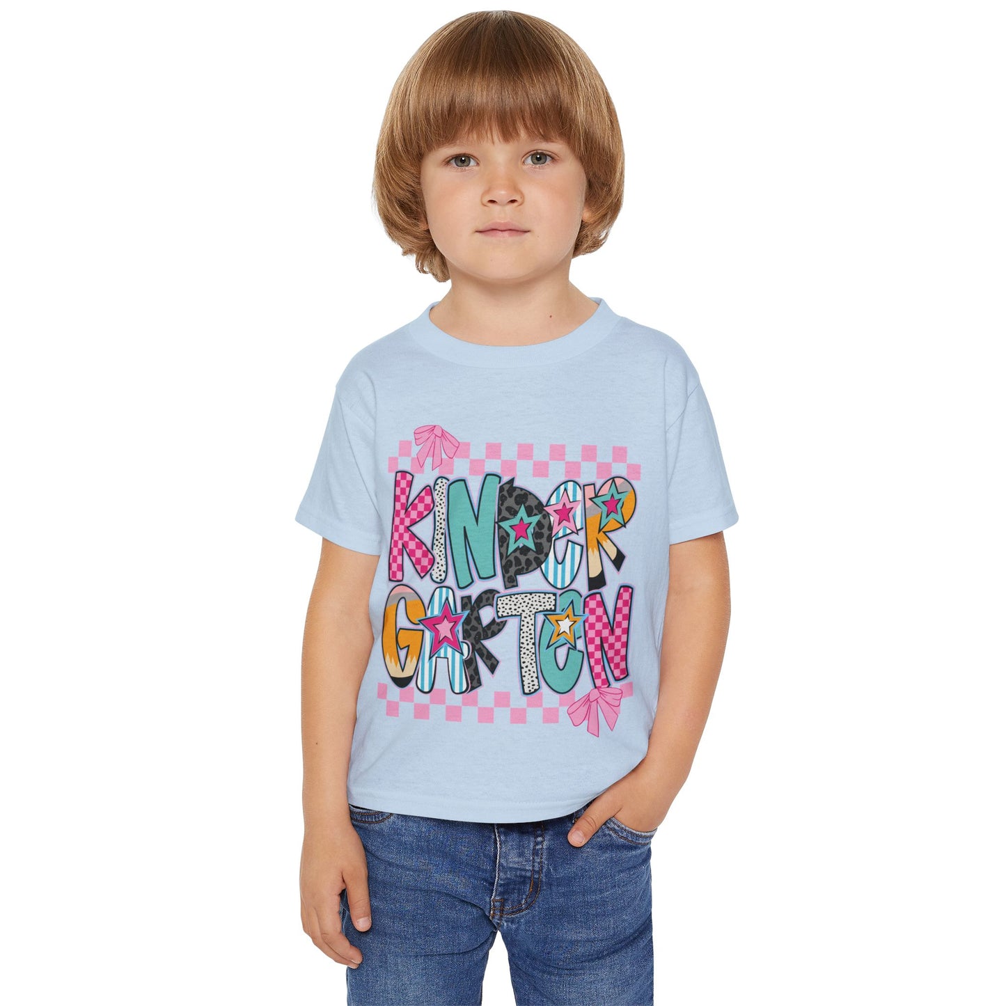 Kindergarten Toddler T‑Shirt — Colorful 'Kindergarten' Back‑to‑School Design